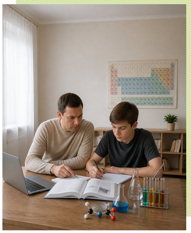 Репетитор по химии 8 класс в Кашире по цене от 1250 р. | Репетитор-Кшр